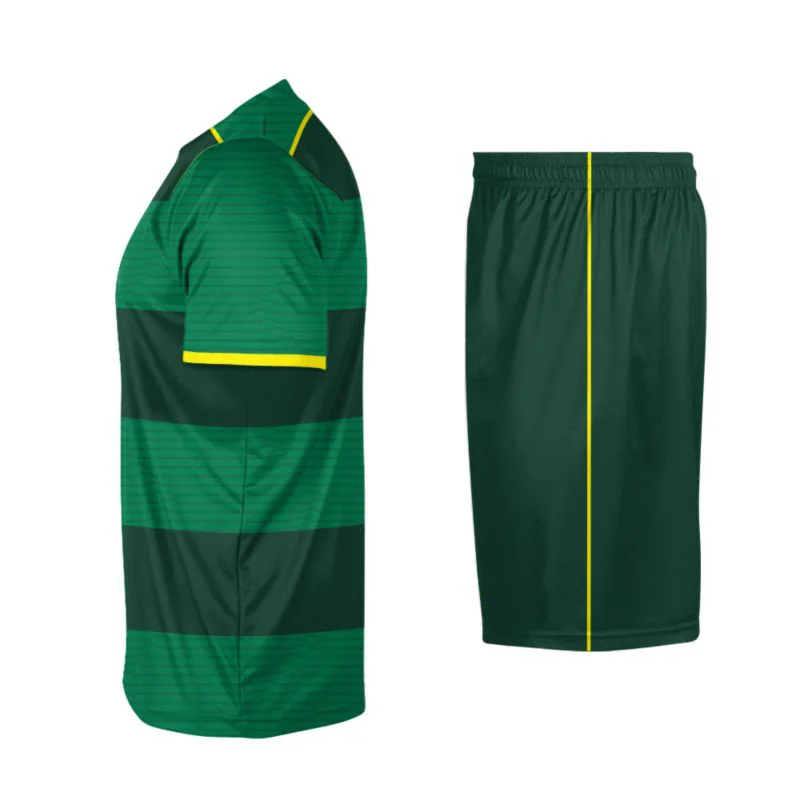 Custom Horizontal Hoop Striped Soccer Uniform Set | OEM