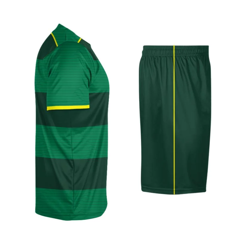 Custom Horizontal Hoop Striped Soccer Uniform Set | OEM
