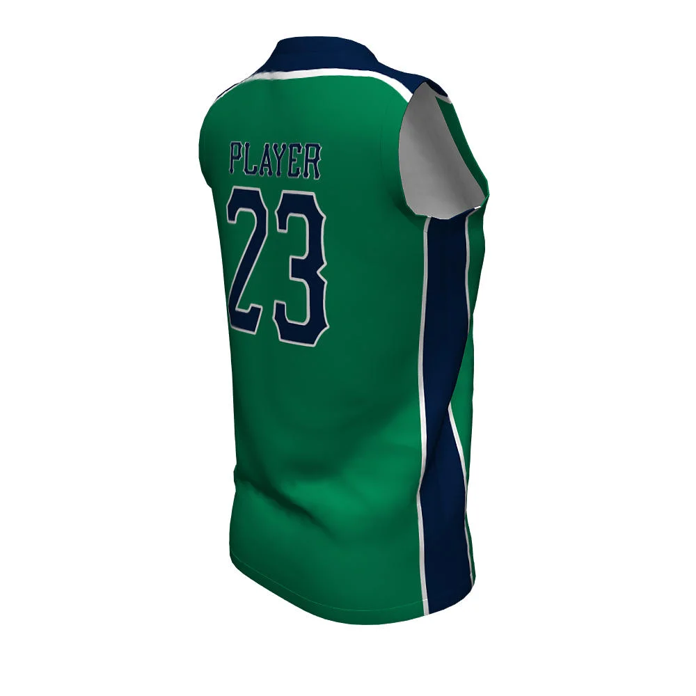 Custom Two-Tone Contrast Sleeveless Softball Jersey | OEM