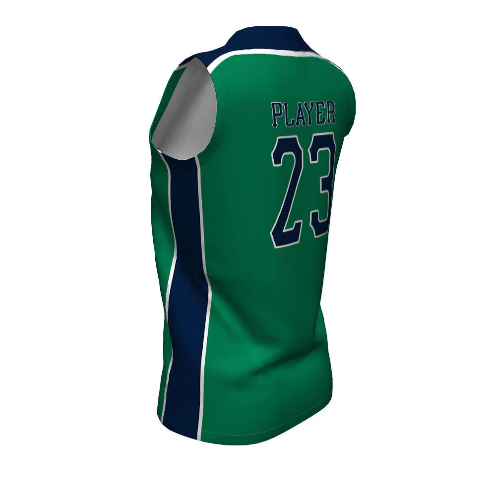 Custom Two-Tone Contrast Sleeveless Softball Jersey | OEM
