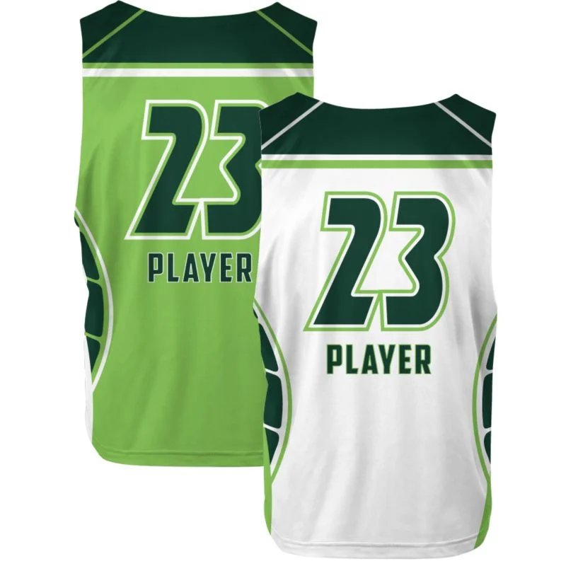 Custom Flank Wrap Reversible Lacrosse Practice Jersey | OEM
