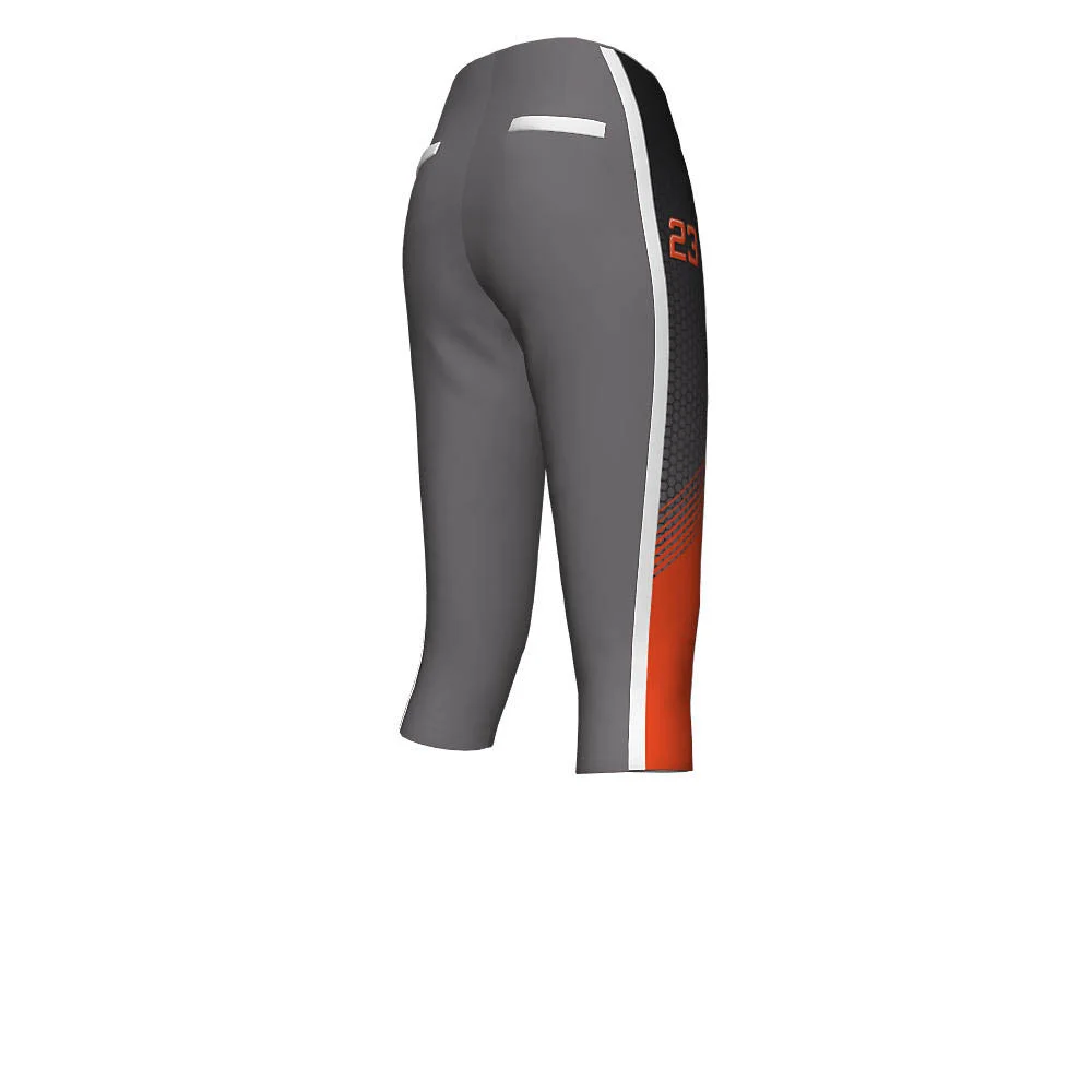Custom Gradient Side Stripe Knicker Softball Pants | OEM