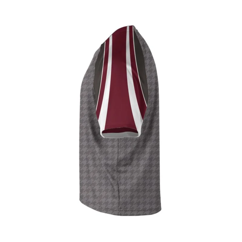 Custom Houndstooth Raglan Sublimated Lacrosse Jersey | OEM