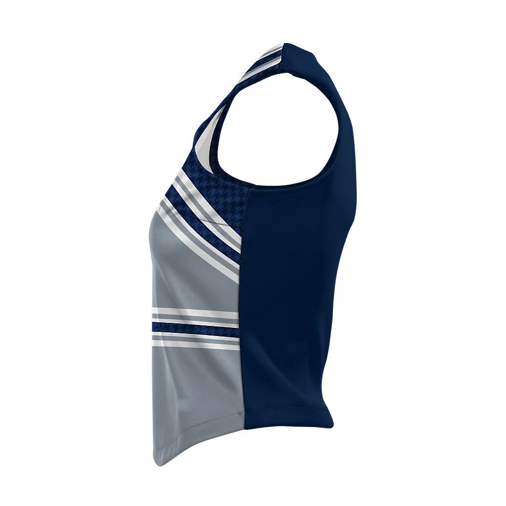 Custom Multi-Stripe Yoke Cheer Modified Shell Top | OEM