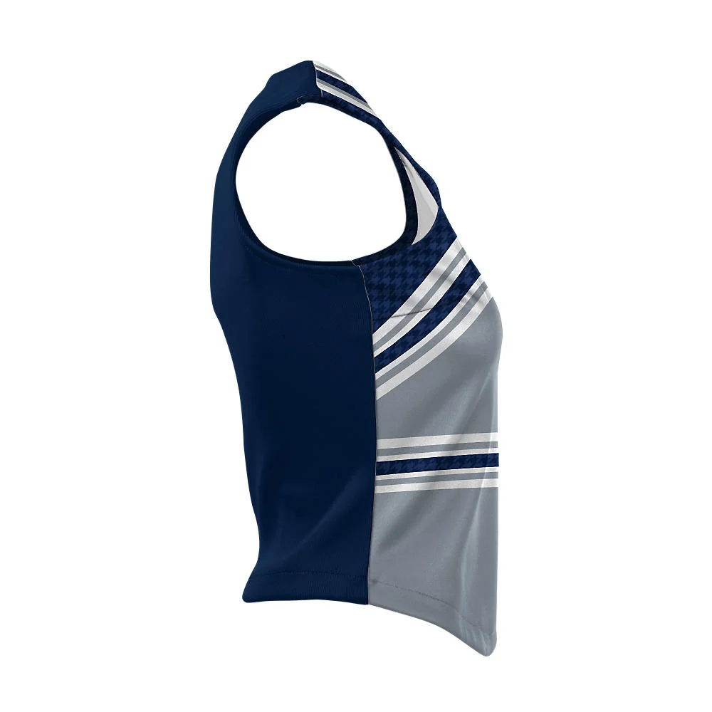 Custom Multi-Stripe Yoke Cheer Modified Shell Top | OEM