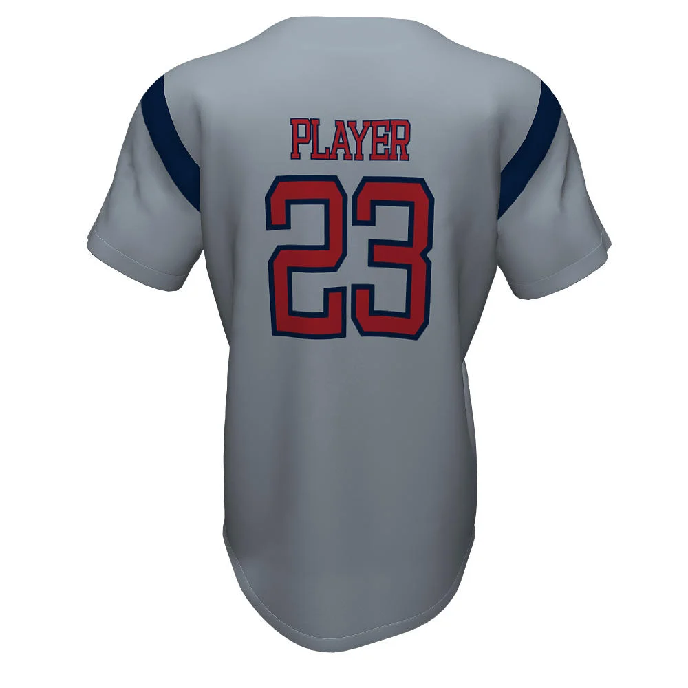 Custom Contrast Shoulder Baseball Two Button Jersey | OEM