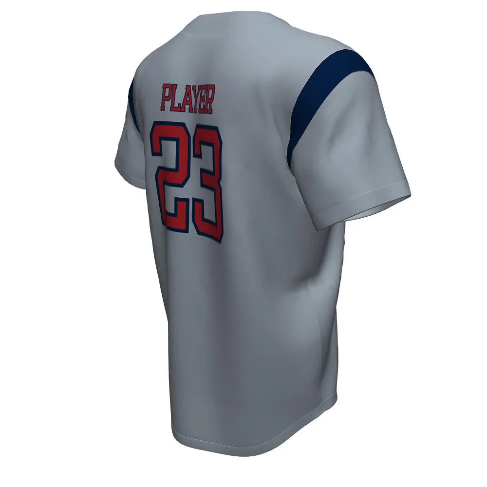 Custom Contrast Shoulder Baseball Two Button Jersey | OEM