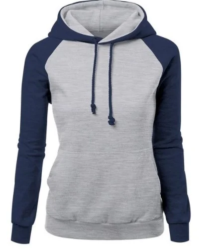 Custom Two-Tone Raglan Pullover Hoodie | Contrast Fleece OEM