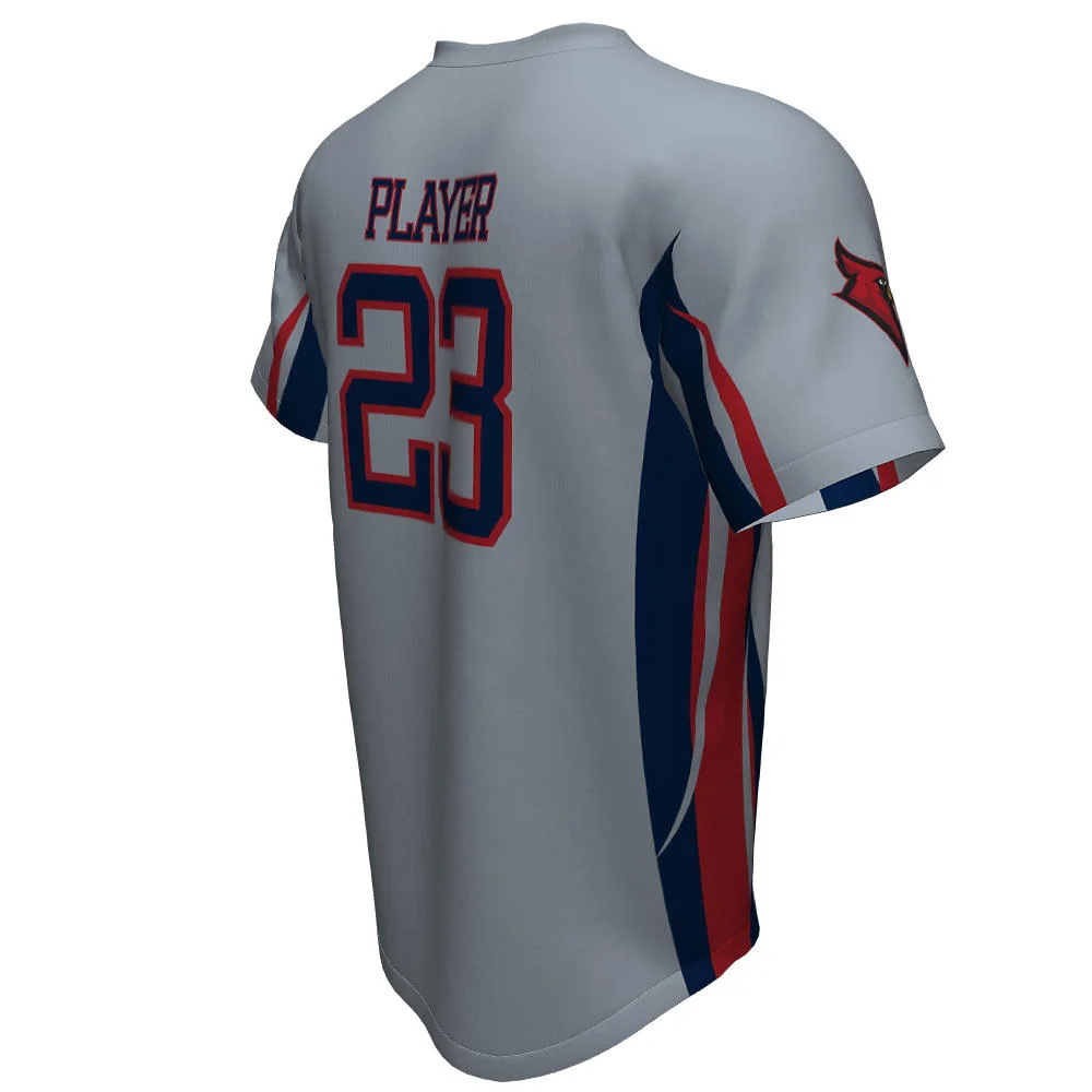 Custom Two-Tone Side Panel V-Neck Baseball Jersey | OEM