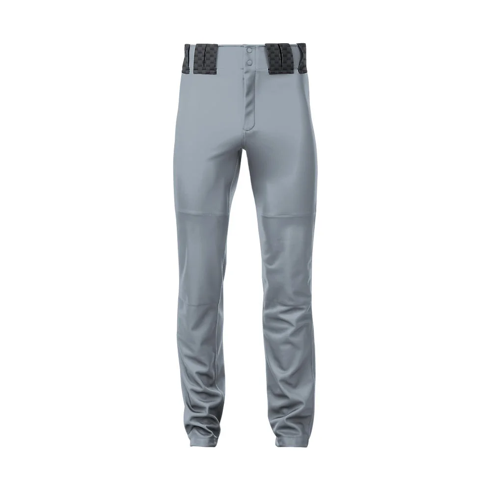 Custom Sublimated Side-Stripe Grey Baseball Pants | OEM