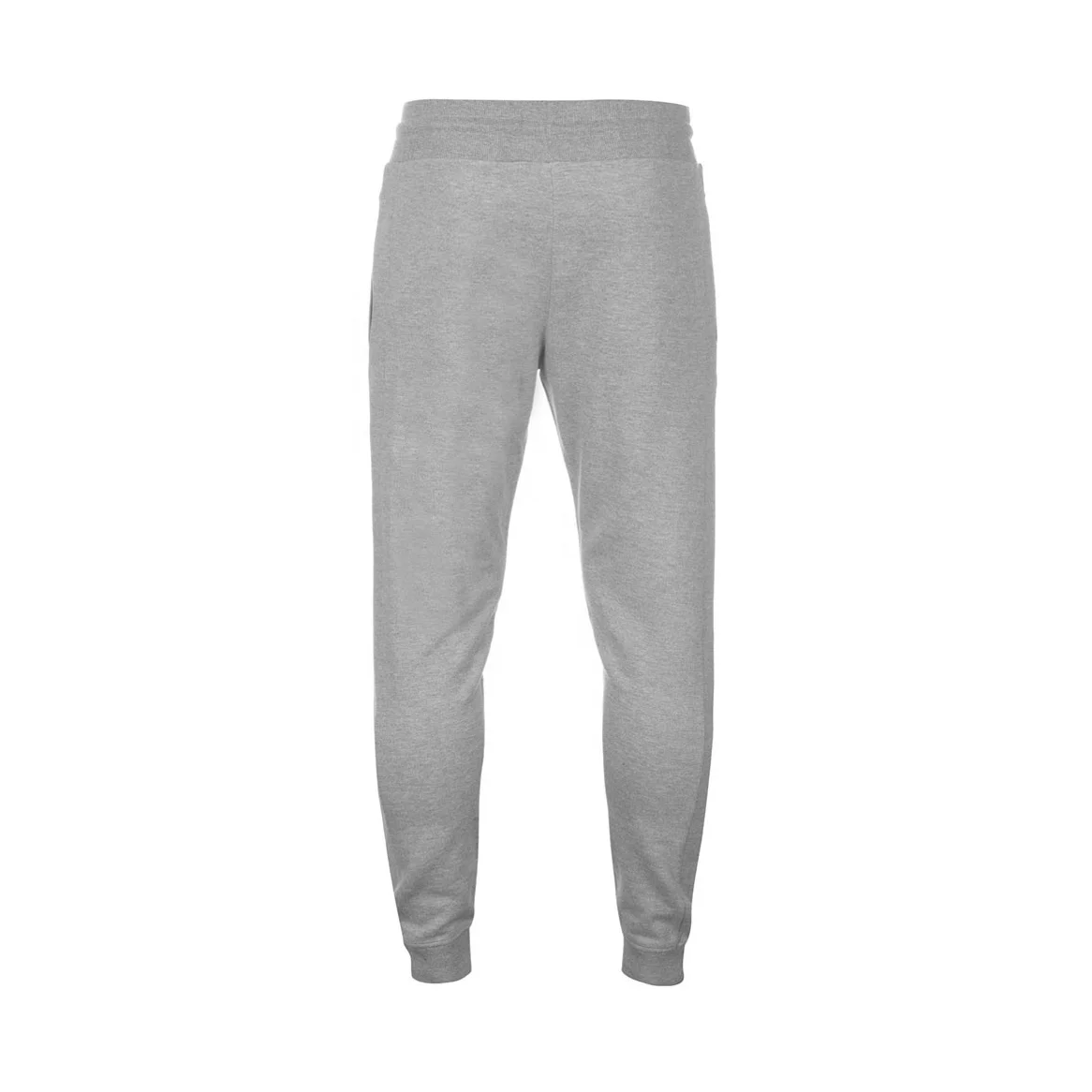 Custom Grey Tech Fleece Joggers | Articulated Knee Trackpants OEM