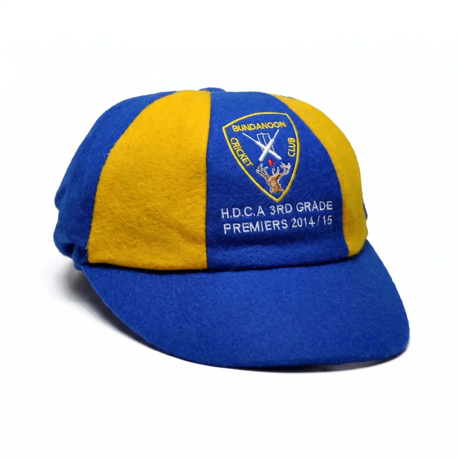 Custom Hooped Wool Felt Cricket Baggy Cap | Sports Honours Cap OEM
