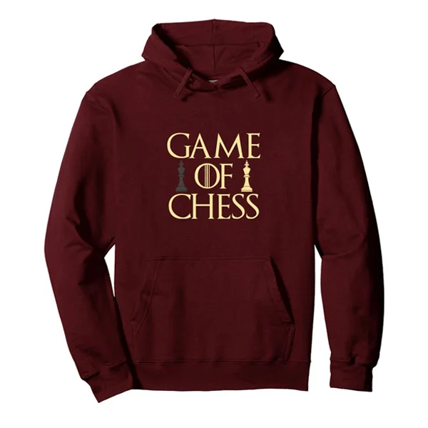 Custom Maroon Gold Print Pullover Hoodie | Streetwear OEM