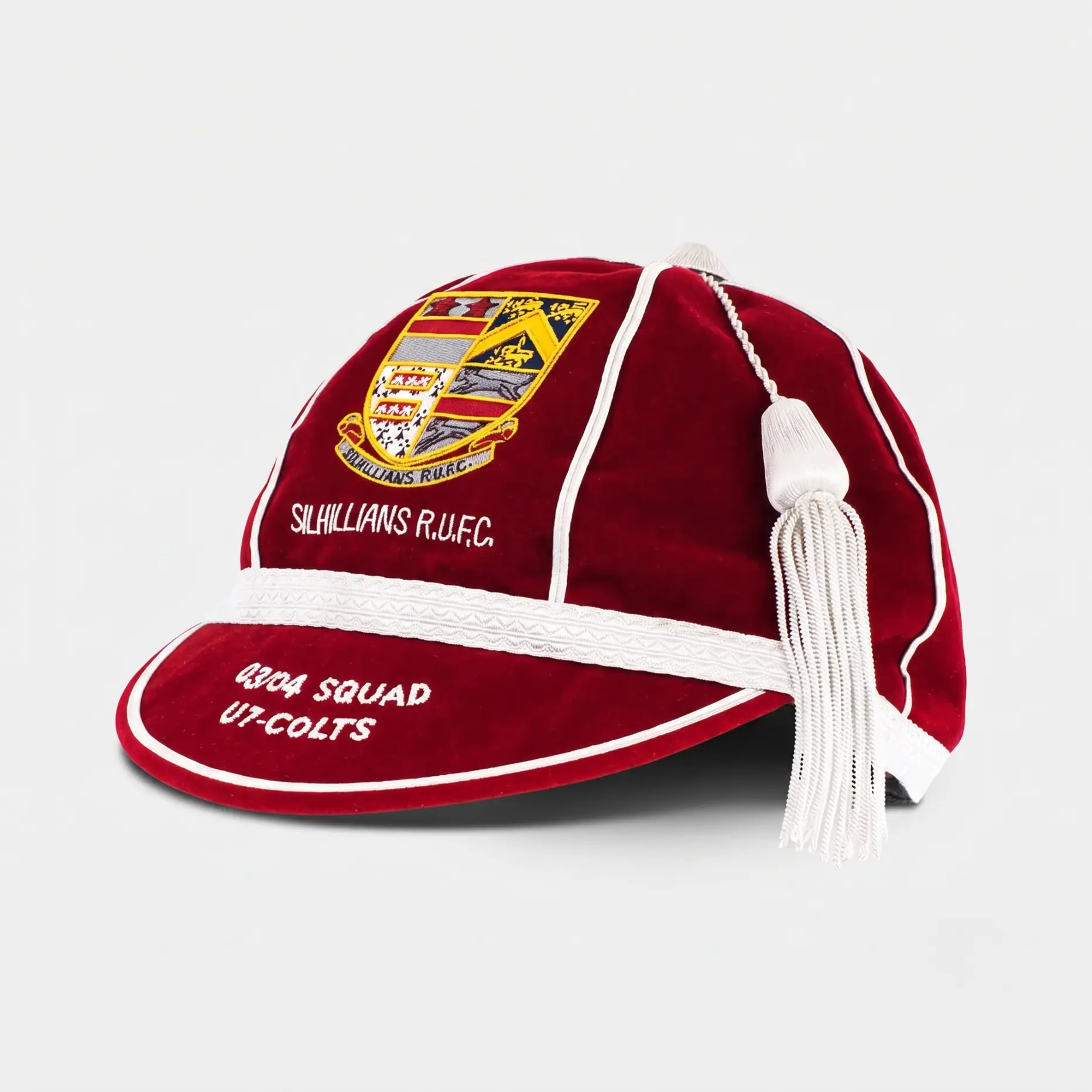 Custom Embroidered Velvet Honours Cap | Sports Award OEM