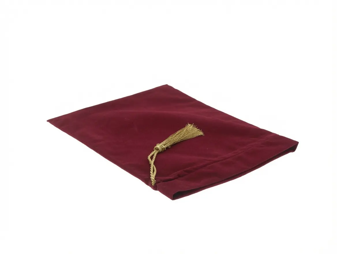 Custom Velvet Honours Cap Storage Bag | Presentation Pouch OEM