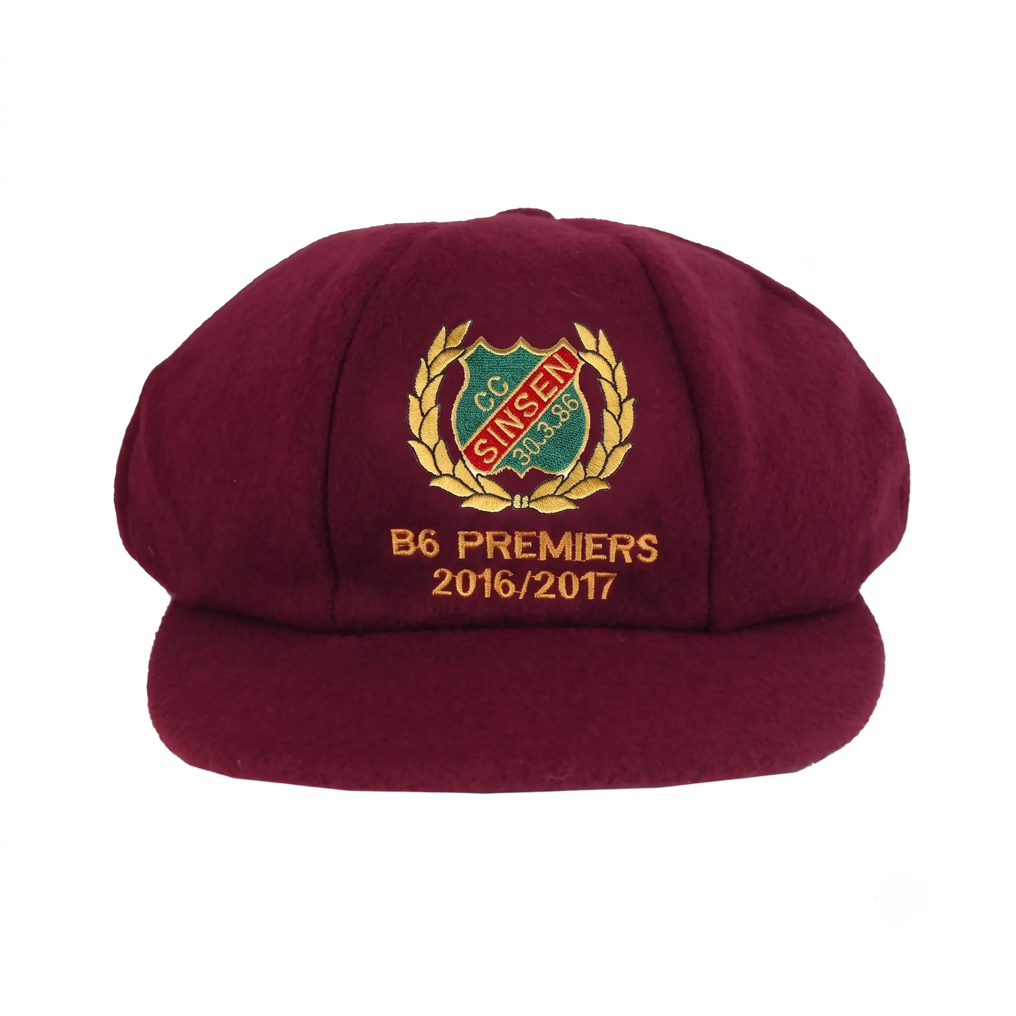 Custom Solid Wool Cricket Baggy Cap | Sports Honours Cap OEM