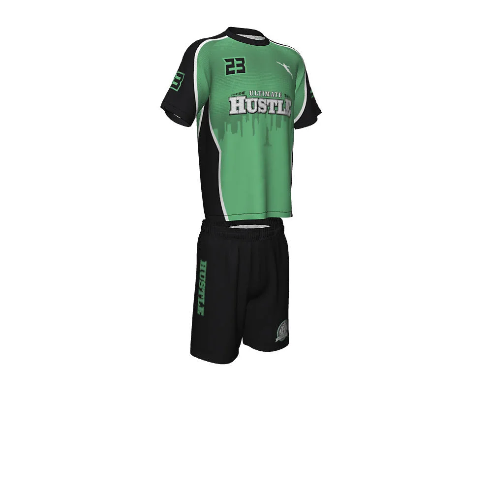 Custom Mint Green & Black Spliced Ultimate Frisbee Uniform Set | OEM
