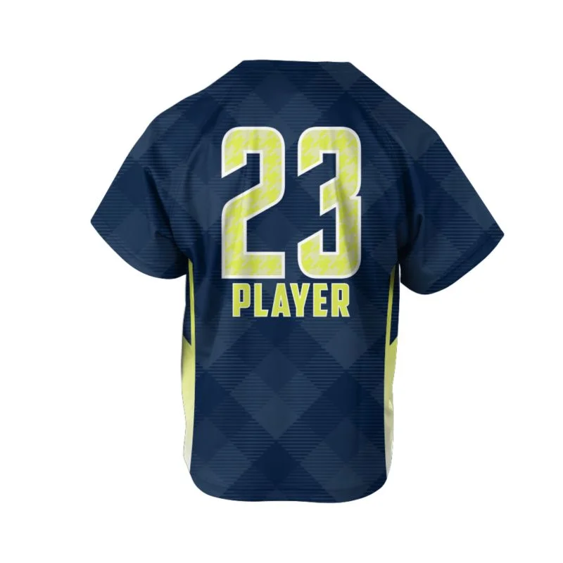 Custom Argyle Grid Sublimated Lacrosse Jersey | OEM