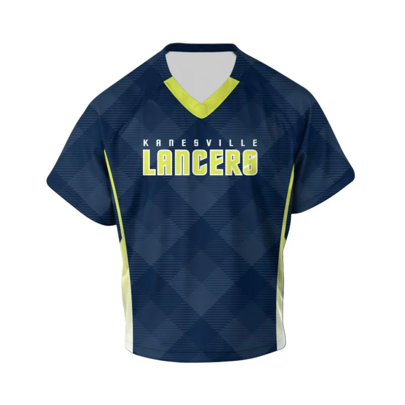 Custom Argyle Grid Sublimated Lacrosse Jersey | OEM