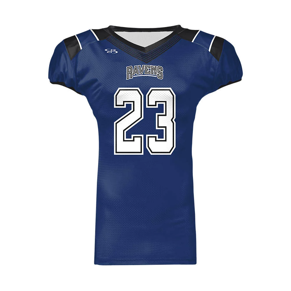 Custom Contrast Shoulder Cowl American Football Jersey | OEM