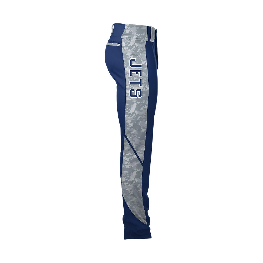 Custom Navy Digital Camo Panel Baseball Pants | Teamwear OEM
