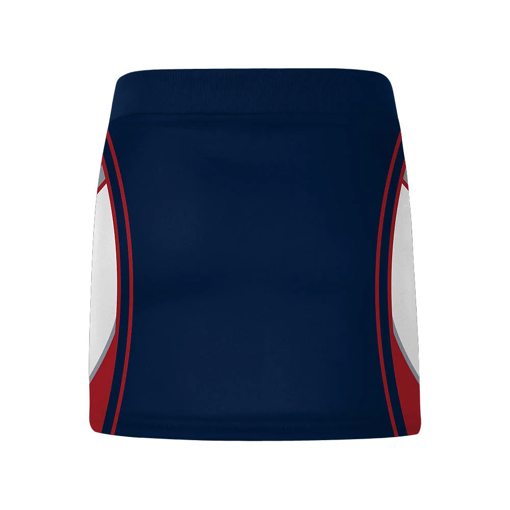 Custom Curved Flank Cheer V-Notch Skirt | Wholesale OEM