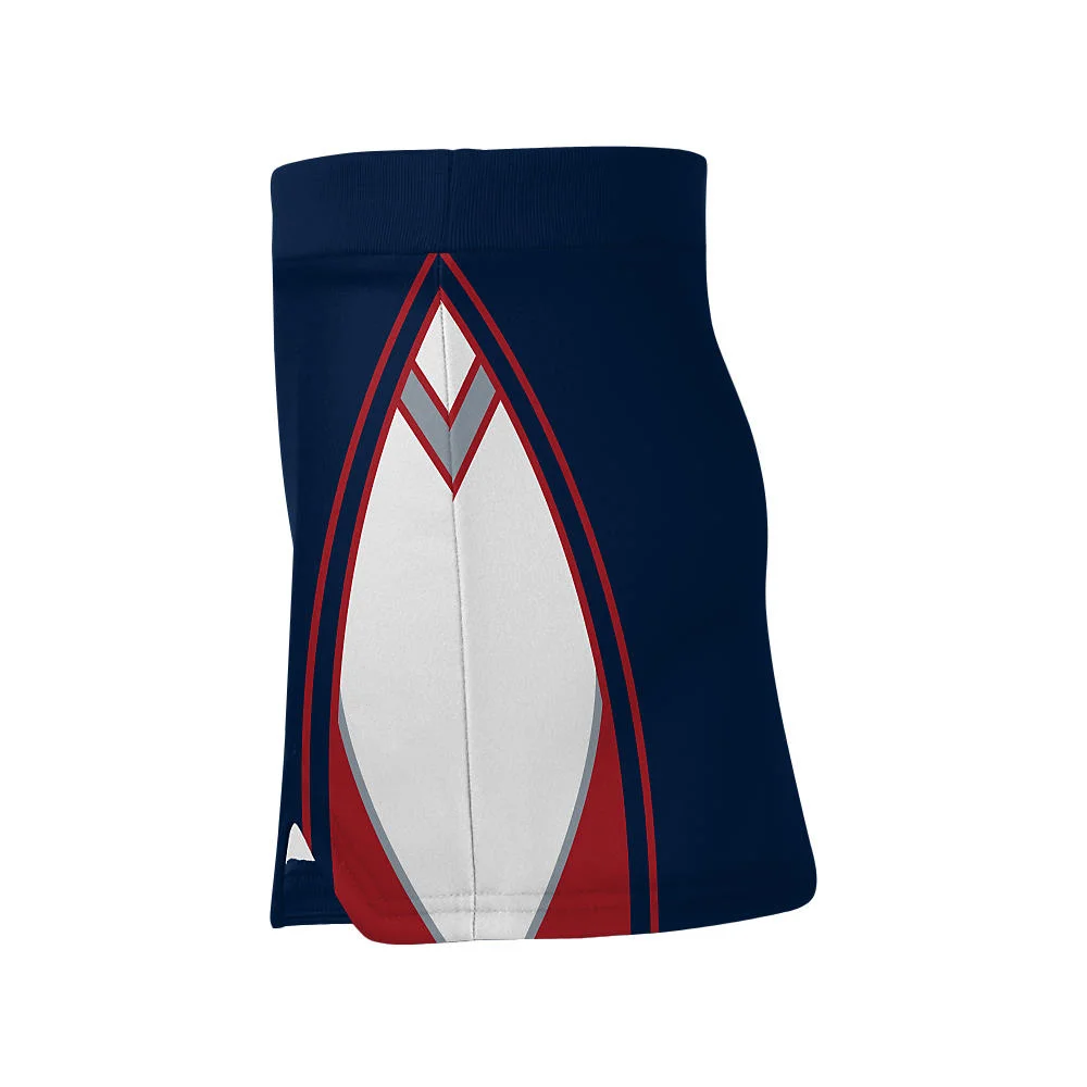 Custom Curved Flank Cheer V-Notch Skirt | Wholesale OEM