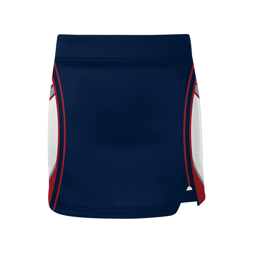 Custom Curved Flank Cheer V-Notch Skirt | Wholesale OEM