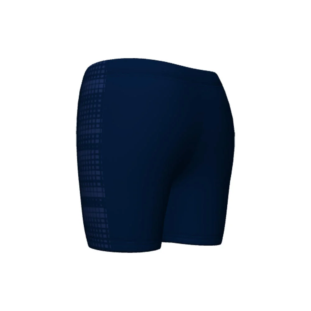 Custom Geometric Grid Compression Volleyball Shorts | OEM