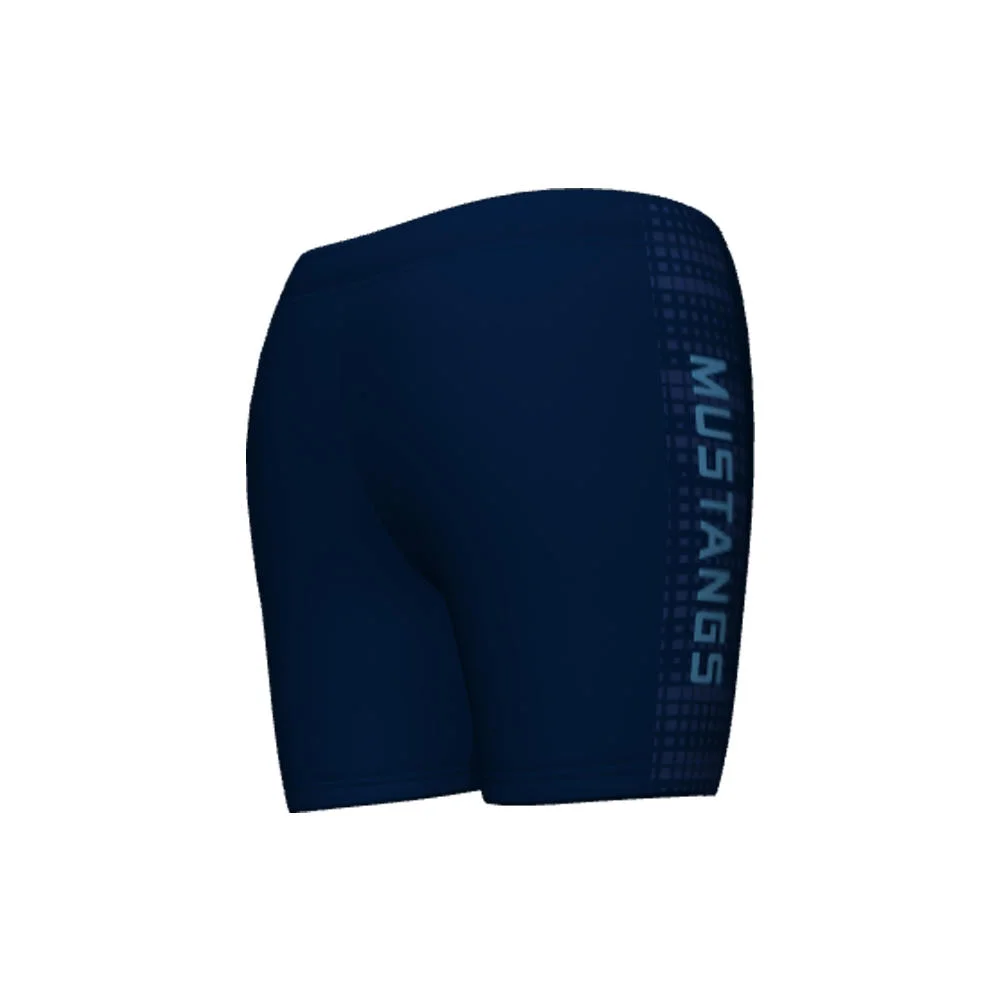 Custom Geometric Grid Compression Volleyball Shorts | OEM