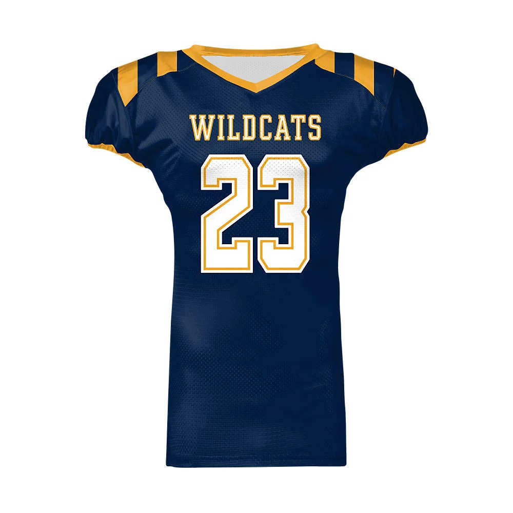Custom Two-Tone Dazzle Yoke American Football Jersey | OEM