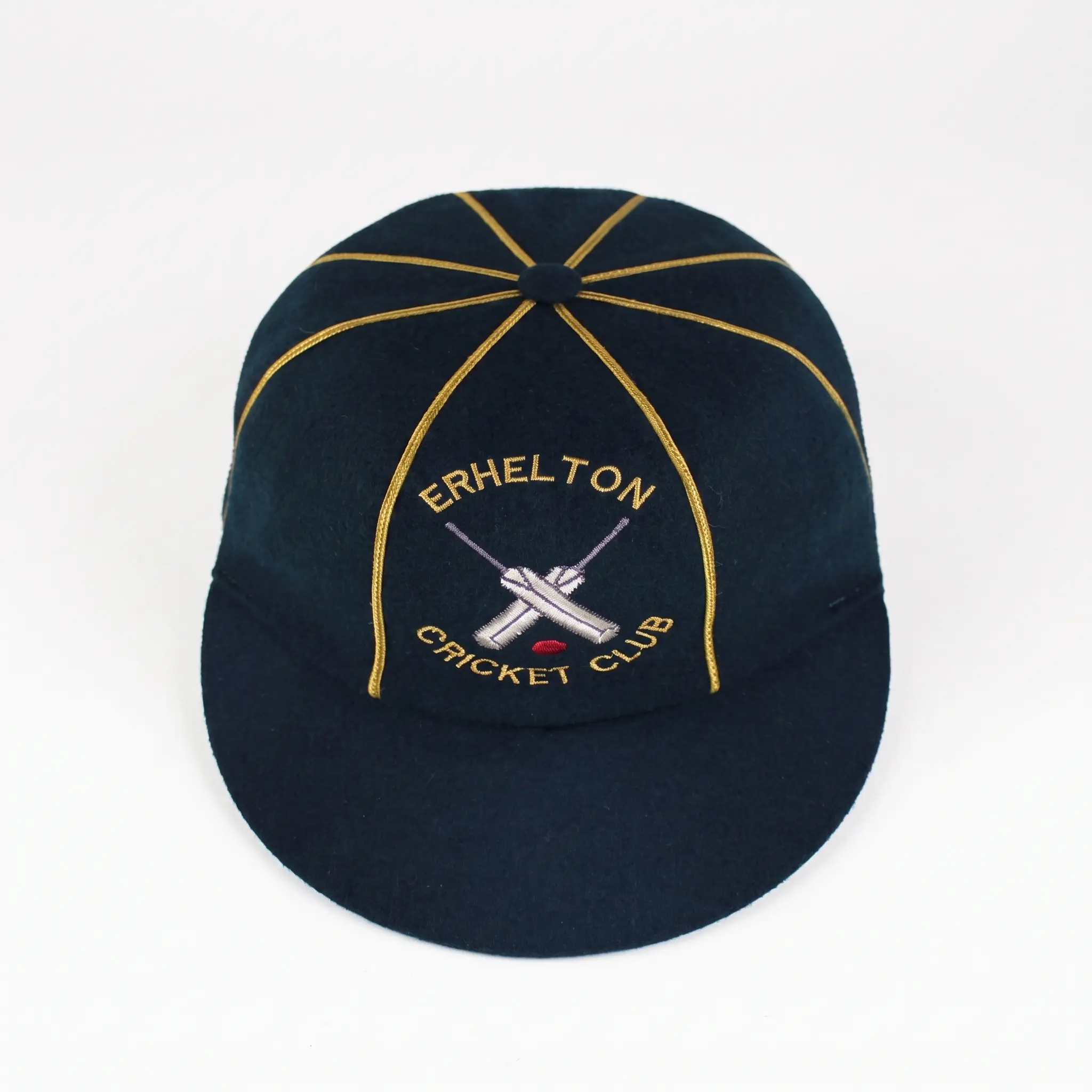 Custom Piped Wool Cricket Baggy Cap | Sports Honours Cap OEM