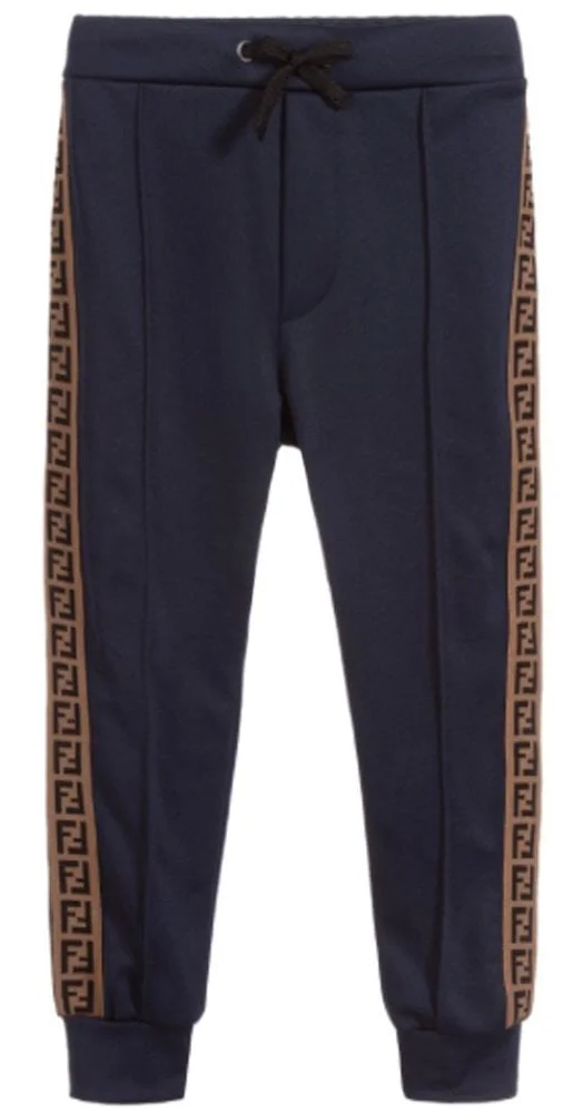 Custom Monogram Taped Side-Stripe Pintuck Sweatpants | OEM