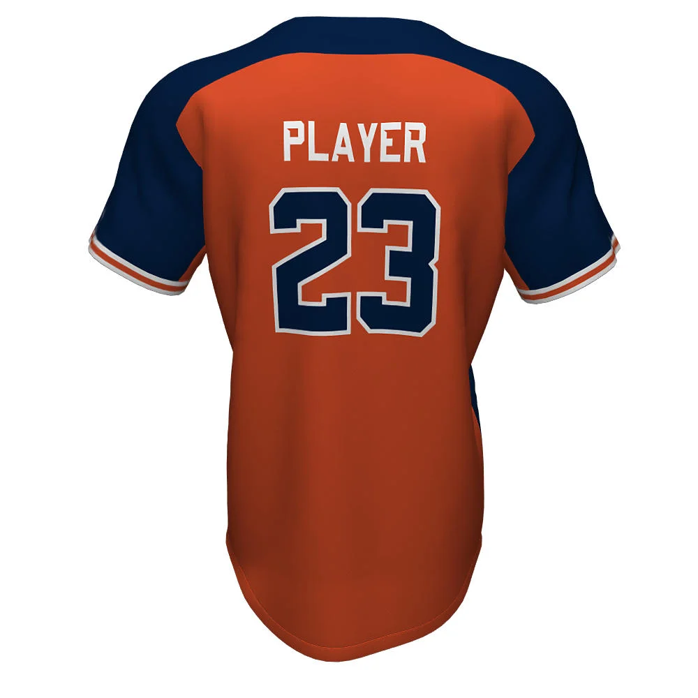Custom Two-Tone Henley Baseball Two Button Jersey | OEM