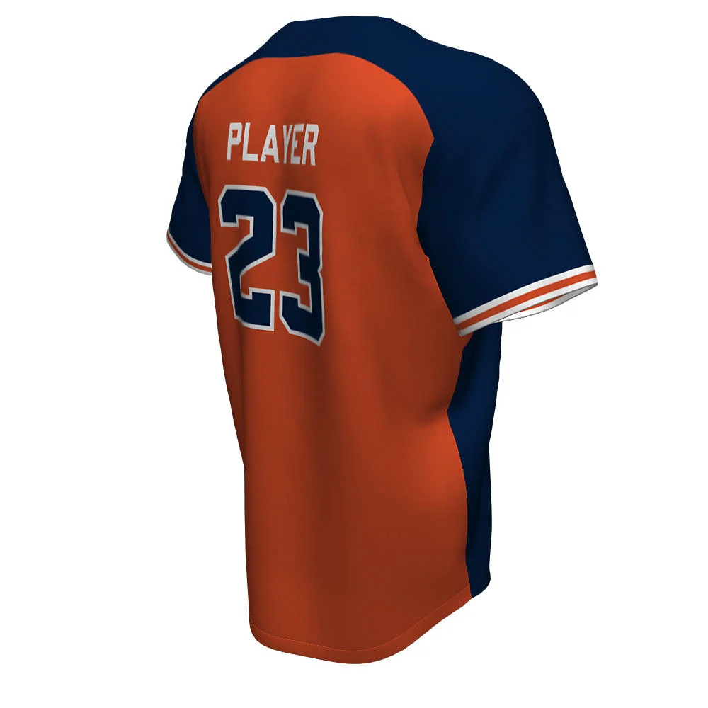Custom Two-Tone Henley Baseball Two Button Jersey | OEM