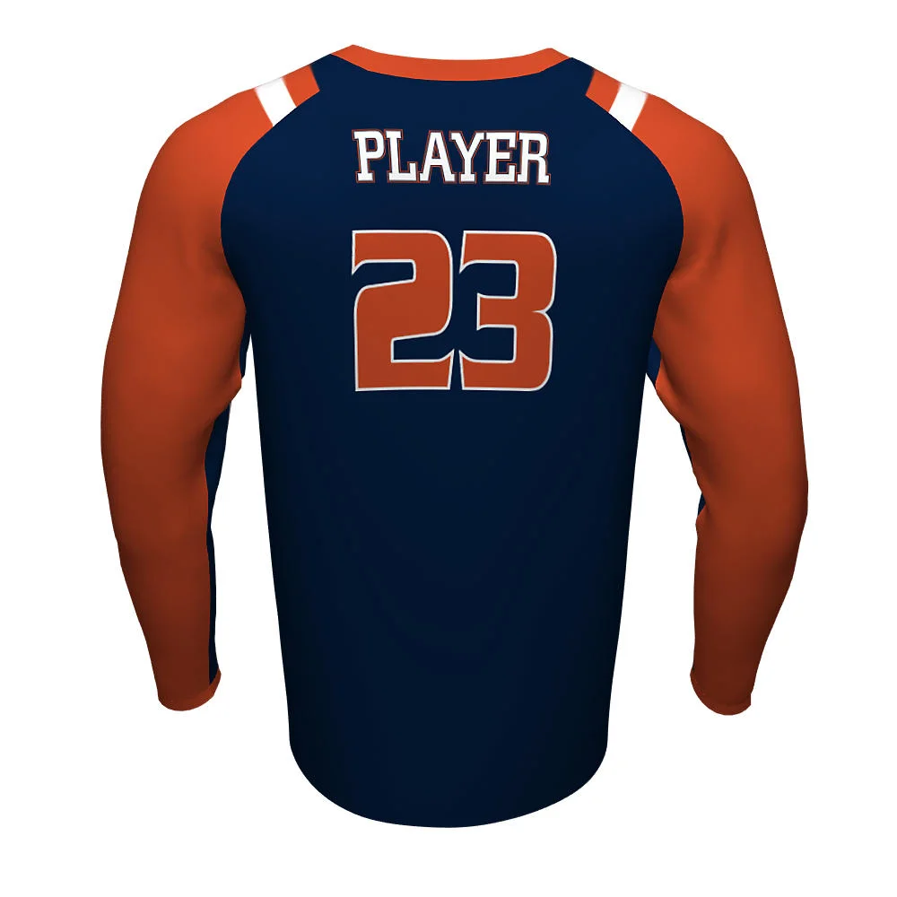 Custom Two-Tone Piped Esports Long Sleeve Jersey | OEM