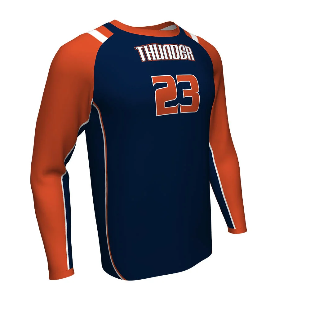 Custom Two-Tone Piped Esports Long Sleeve Jersey | OEM
