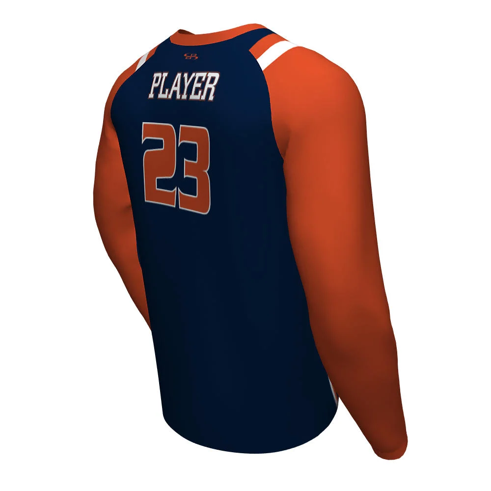 Custom Two-Tone Piped Esports Long Sleeve Jersey | OEM