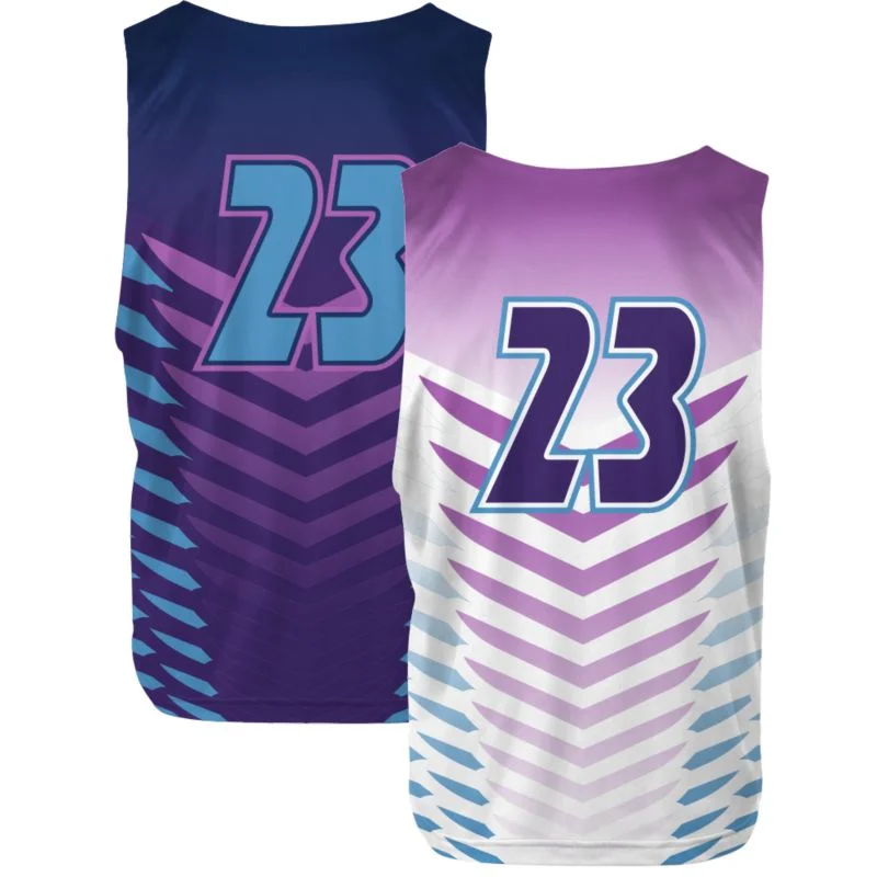 Custom Chevron Speed Stripe Reversible Lacrosse Jersey | OEM