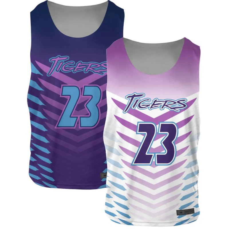 Custom Chevron Speed Stripe Reversible Lacrosse Jersey | OEM