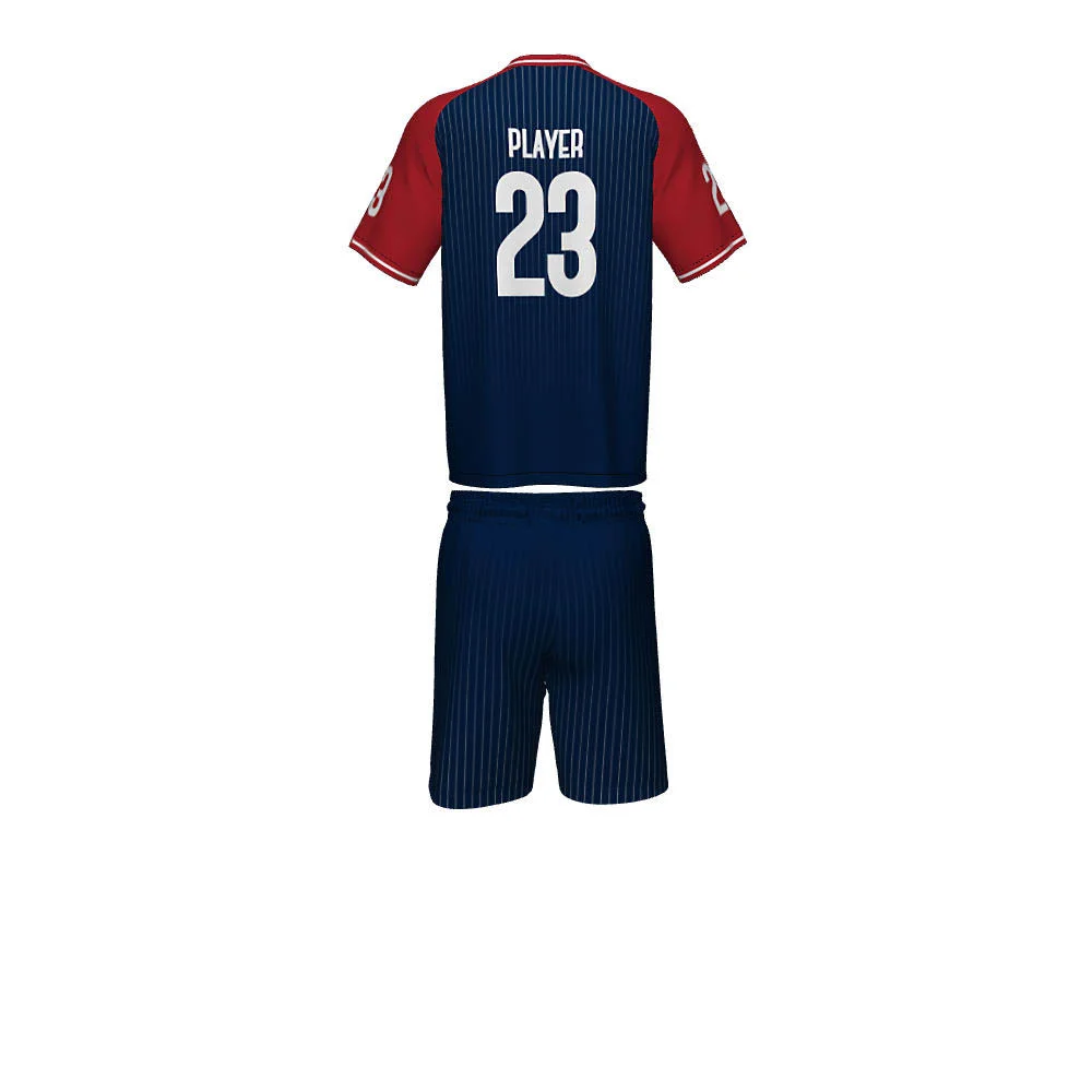 Custom Pinstripe Raglan Ultimate Frisbee Uniform Set | OEM