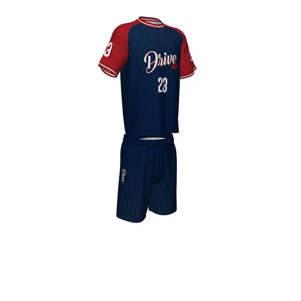 Custom Pinstripe Raglan Ultimate Frisbee Uniform Set | OEM