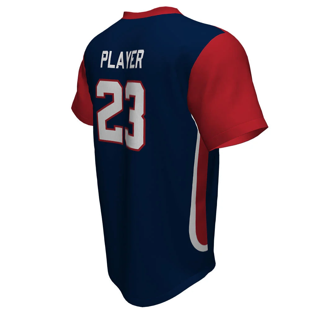 Custom Two-Tone Raglan V-Neck Baseball Jersey | Wholesale OEM