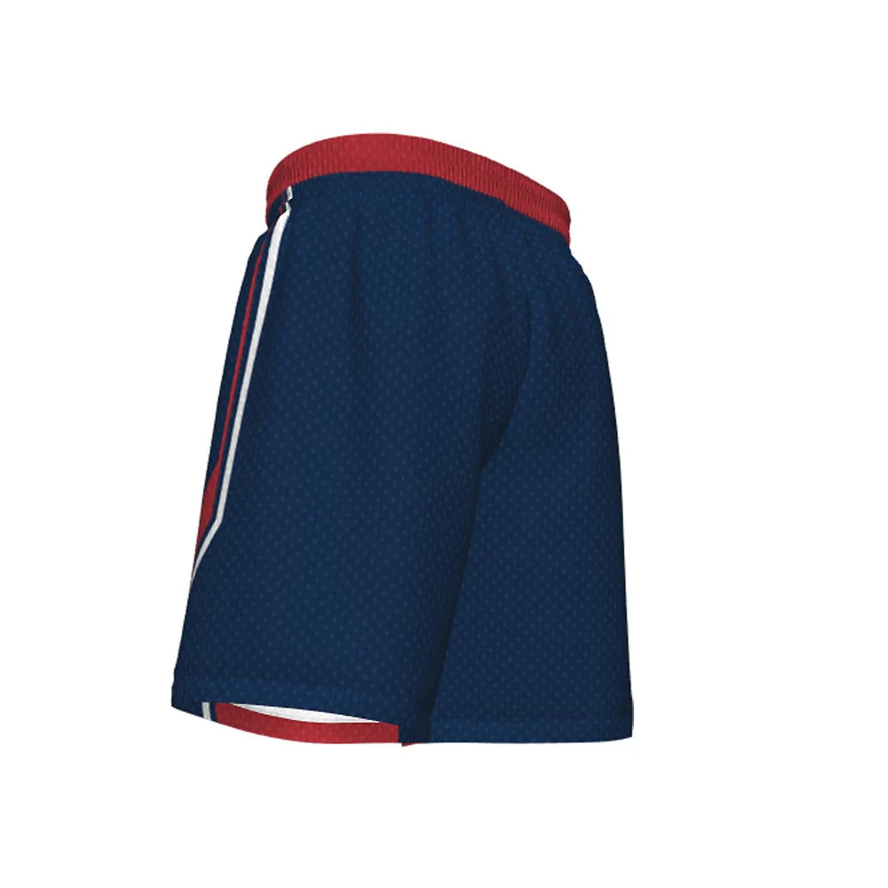 Custom Contrast Waistband Reversible Basketball Shorts | OEM