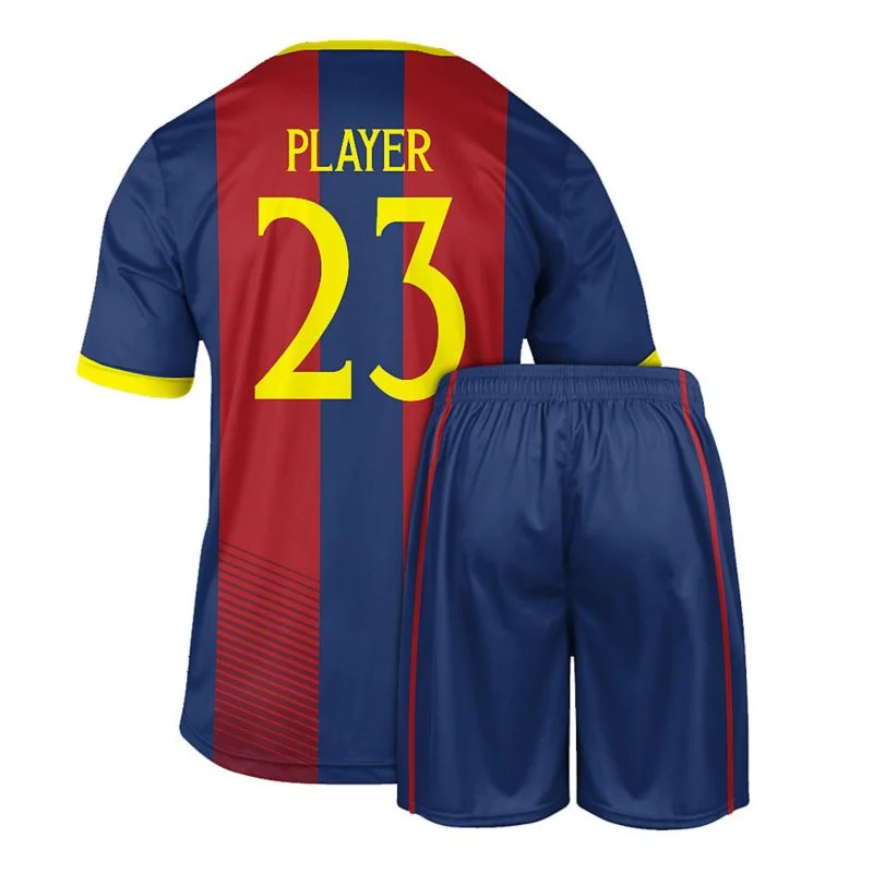Custom Classic Vertical Striped Soccer Uniform Set | OEM