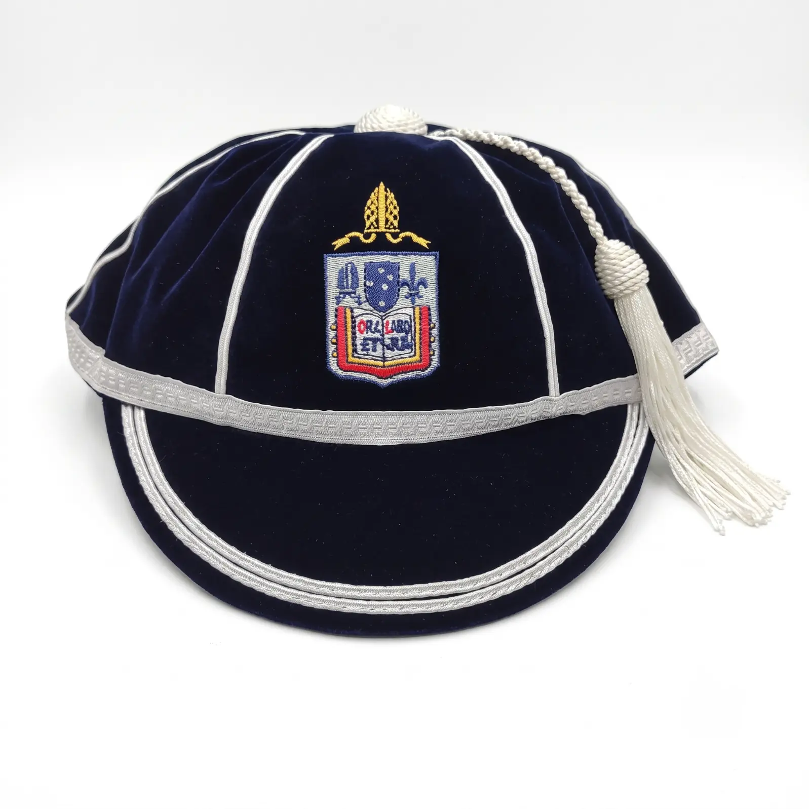 Custom Embroidered Velvet Honours Cap | Sports Award OEM