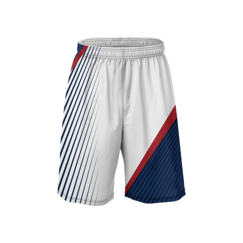 Custom Diagonal Speed Stripe Two-Tone Lacrosse Shorts | OEM