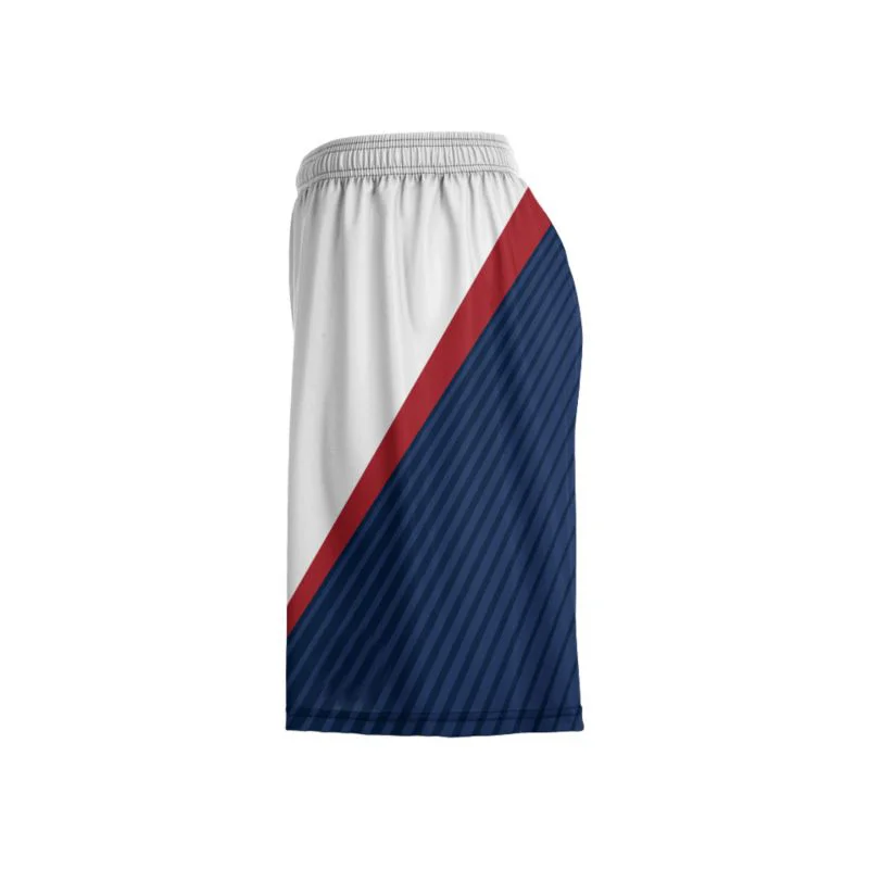 Custom Diagonal Speed Stripe Two-Tone Lacrosse Shorts | OEM