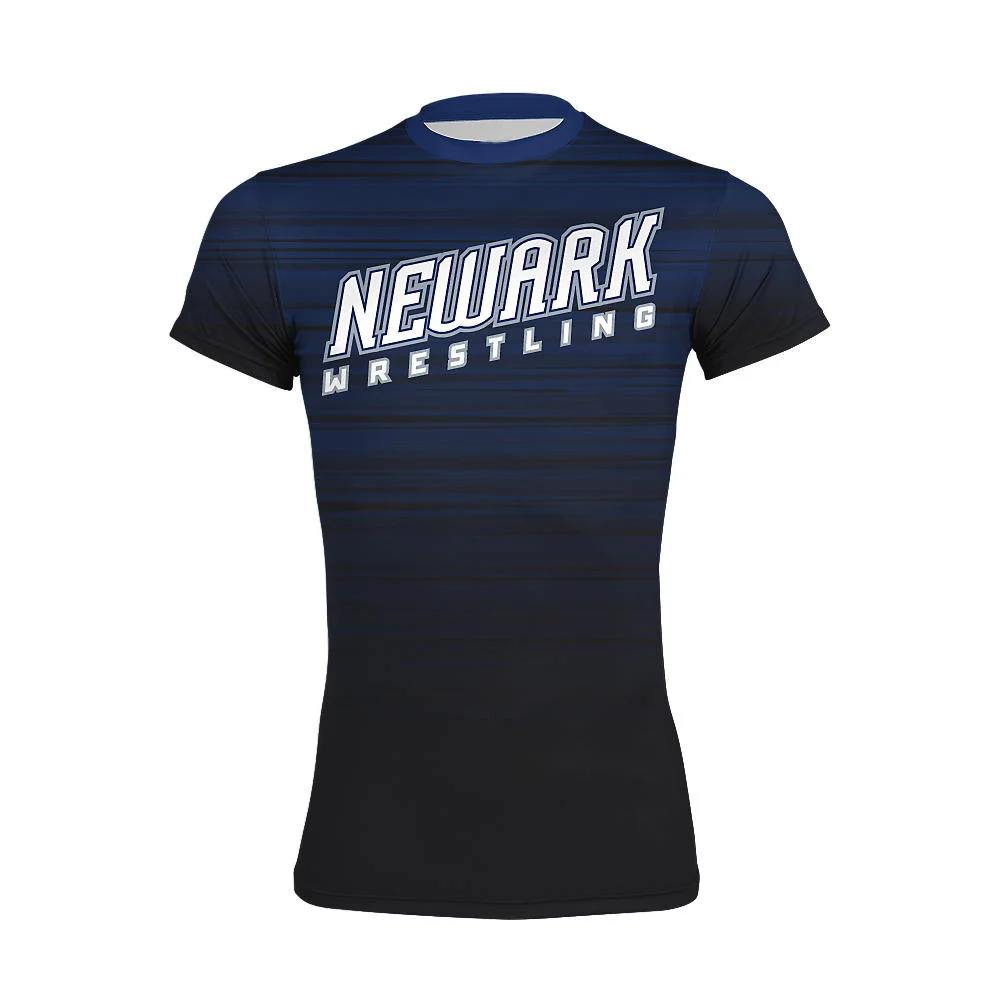 Custom Newark Wrestling Short Sleeve Compression Tee | B2B OEM