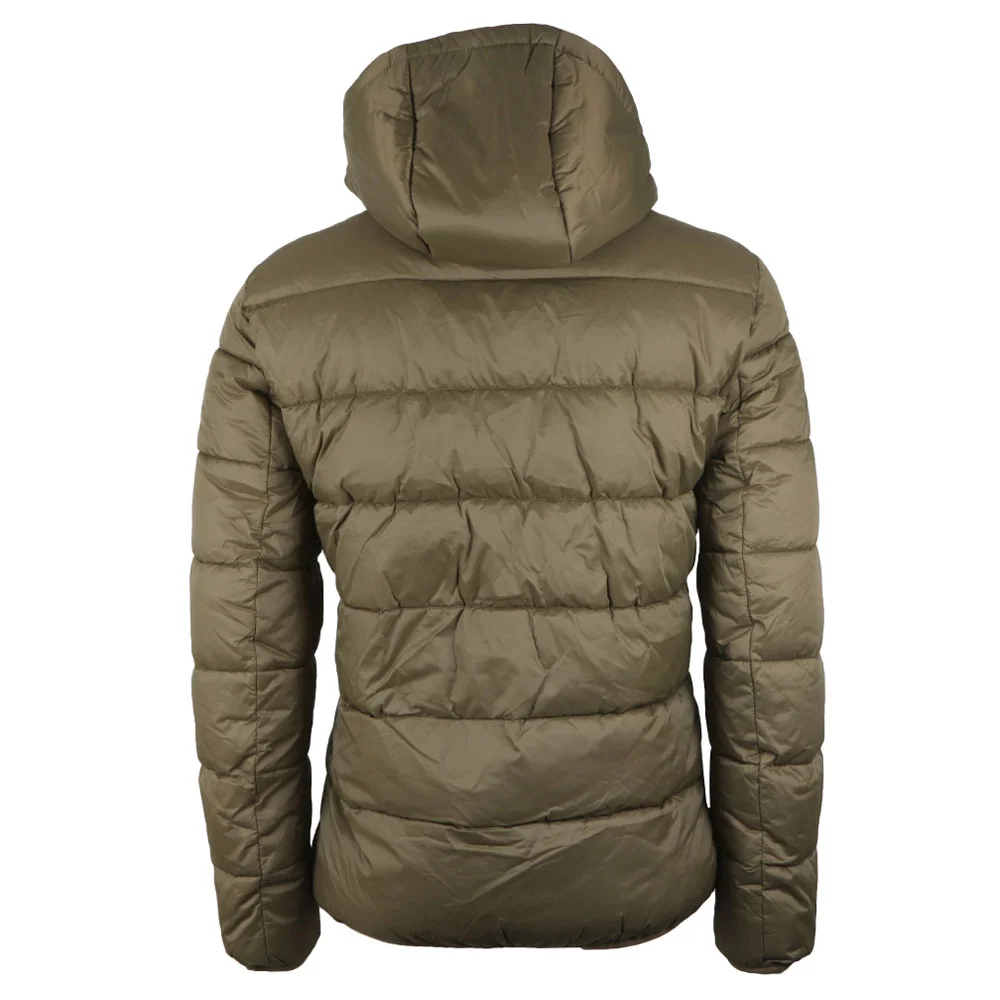 Custom Olive Green Heavyweight Quilted Puffer Jacket | Winter OEM